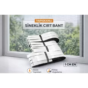 Yapışkanlı Sineklik Cırt Bant - Sert (Erkek) Yedek Bant
